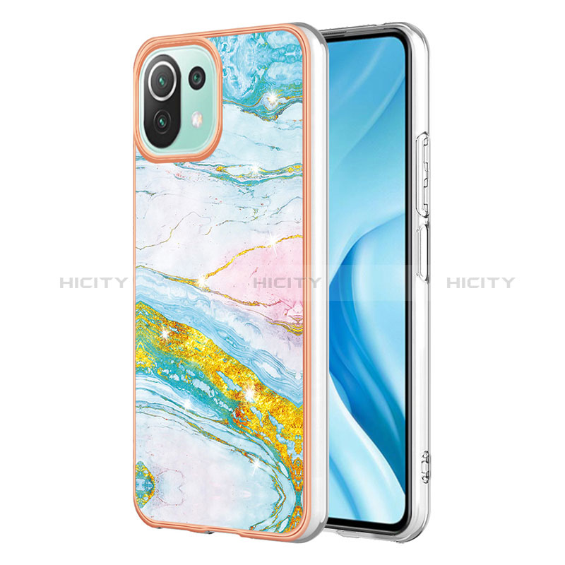 Coque Silicone Motif Fantaisie Souple Couleur Unie Etui Housse YB1 pour Xiaomi Mi 11 Lite 4G Plus