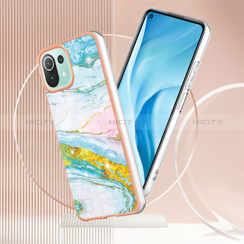 Coque Silicone Motif Fantaisie Souple Couleur Unie Etui Housse YB1 pour Xiaomi Mi 11 Lite 5G NE Plus