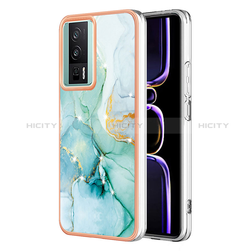 Coque Silicone Motif Fantaisie Souple Couleur Unie Etui Housse YB1 pour Xiaomi Poco F5 Pro 5G Plus