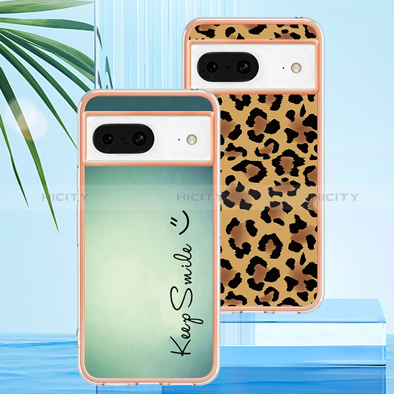 Coque Silicone Motif Fantaisie Souple Couleur Unie Etui Housse YB2 pour Google Pixel 8 5G Plus