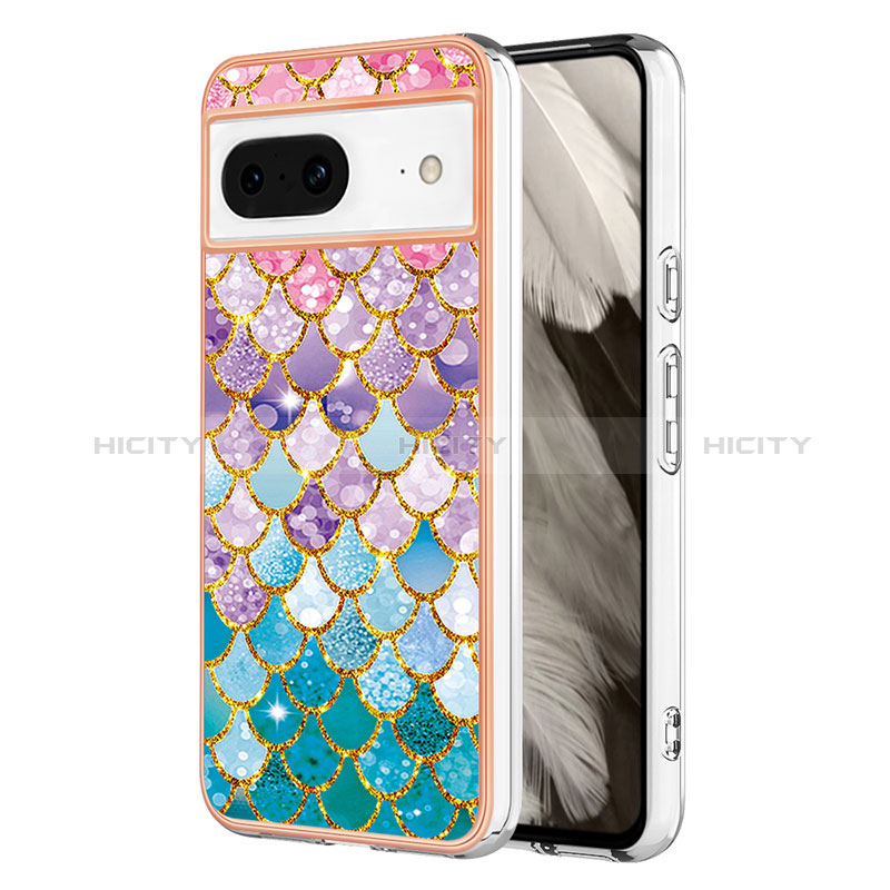 Coque Silicone Motif Fantaisie Souple Couleur Unie Etui Housse YB3 pour Google Pixel 8 5G Plus