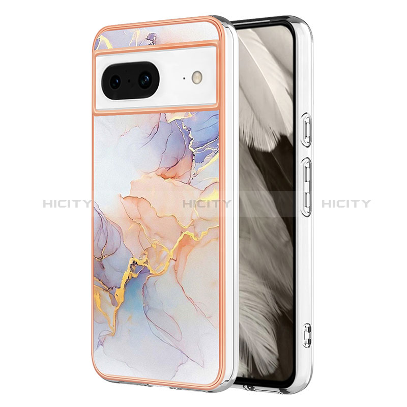 Coque Silicone Motif Fantaisie Souple Couleur Unie Etui Housse YB3 pour Google Pixel 8 5G Plus