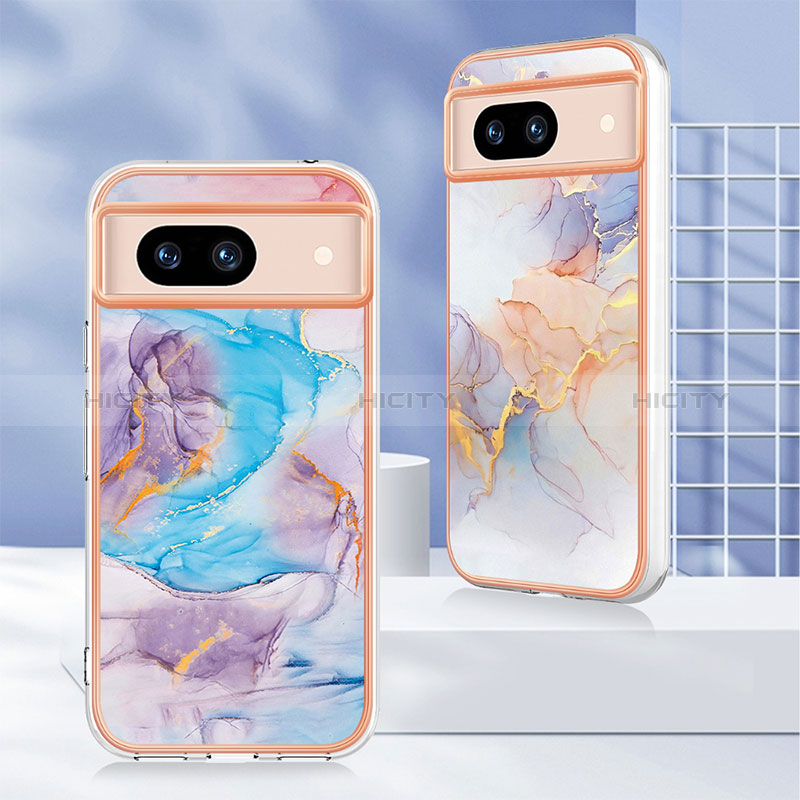 Coque Silicone Motif Fantaisie Souple Couleur Unie Etui Housse YB3 pour Google Pixel 8a 5G Plus