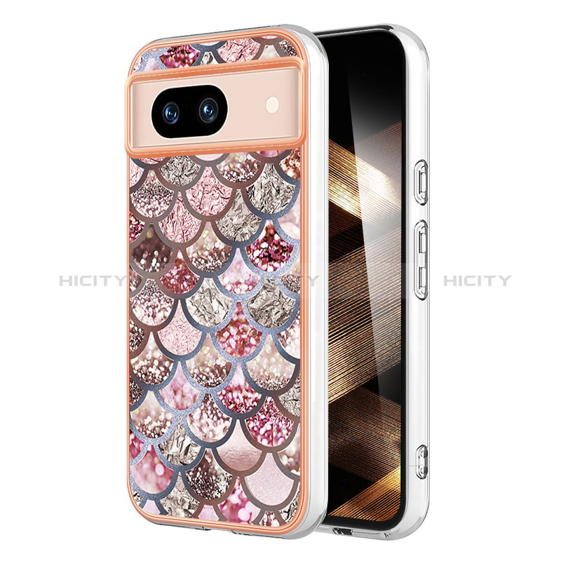 Coque Silicone Motif Fantaisie Souple Couleur Unie Etui Housse YB3 pour Google Pixel 8a 5G Plus