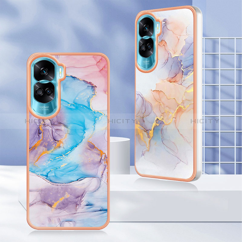 Coque Silicone Motif Fantaisie Souple Couleur Unie Etui Housse YB3 pour Huawei Honor 90 Lite 5G Plus