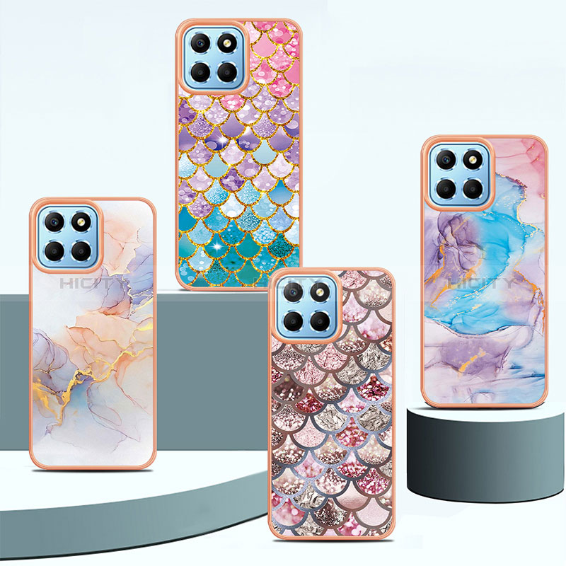 Coque Silicone Motif Fantaisie Souple Couleur Unie Etui Housse YB3 pour Huawei Honor X6a Plus