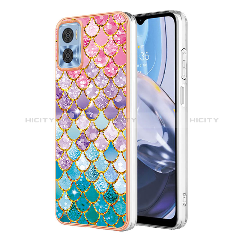 Coque Silicone Motif Fantaisie Souple Couleur Unie Etui Housse YB3 pour Motorola Moto E22i Plus