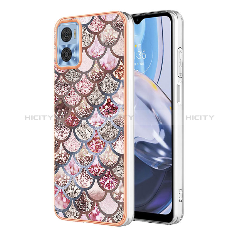 Coque Silicone Motif Fantaisie Souple Couleur Unie Etui Housse YB3 pour Motorola Moto E22i Plus