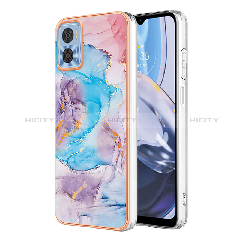 Coque Silicone Motif Fantaisie Souple Couleur Unie Etui Housse YB3 pour Motorola Moto E22i Plus