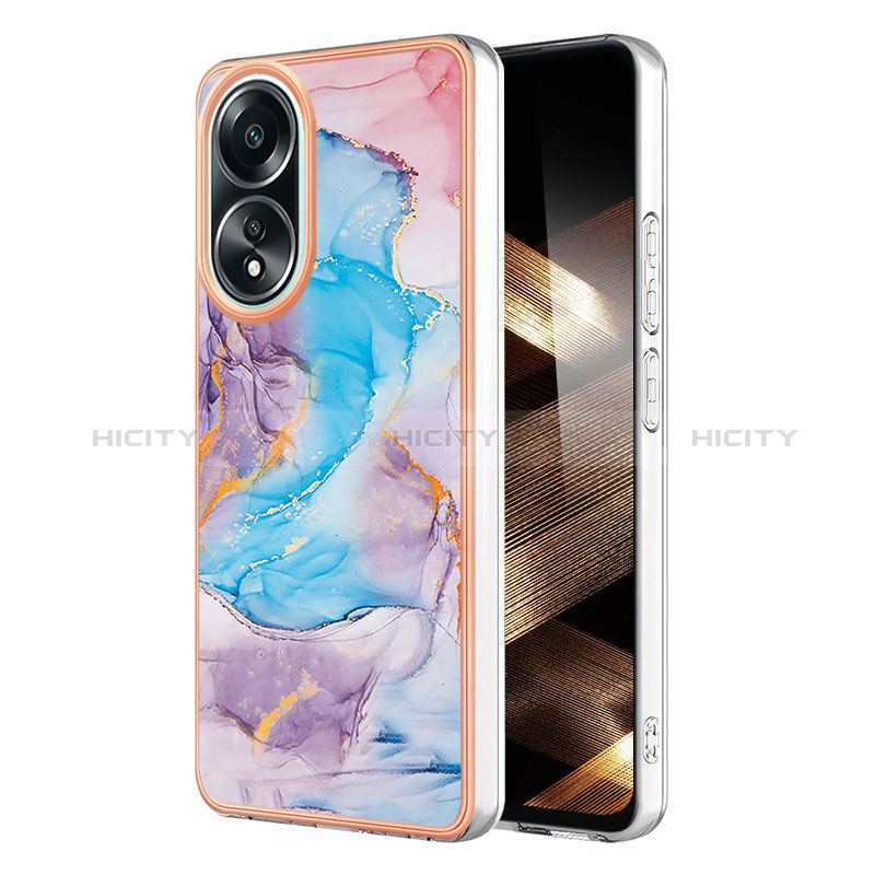 Coque Silicone Motif Fantaisie Souple Couleur Unie Etui Housse YB3 pour Oppo A18 Plus