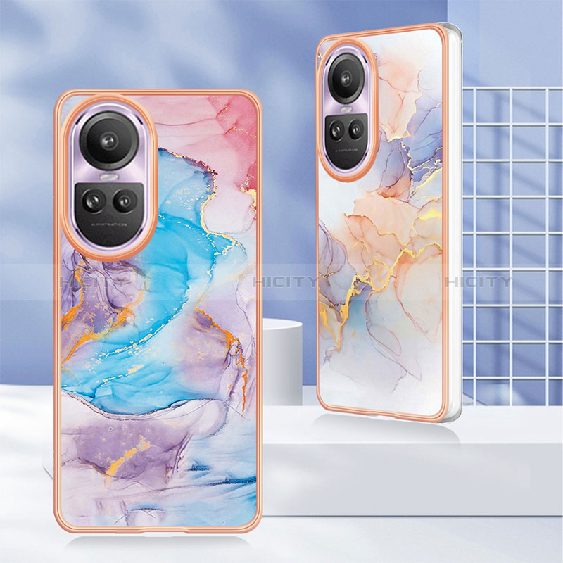 Coque Silicone Motif Fantaisie Souple Couleur Unie Etui Housse YB3 pour Oppo Reno10 5G Plus