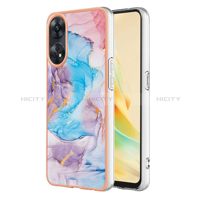 Coque Silicone Motif Fantaisie Souple Couleur Unie Etui Housse YB3 pour Oppo Reno8 T 4G Plus