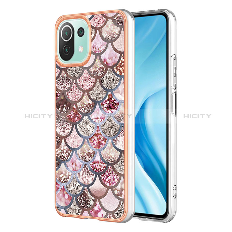 Coque Silicone Motif Fantaisie Souple Couleur Unie Etui Housse YB3 pour Xiaomi Mi 11 Lite 4G Plus