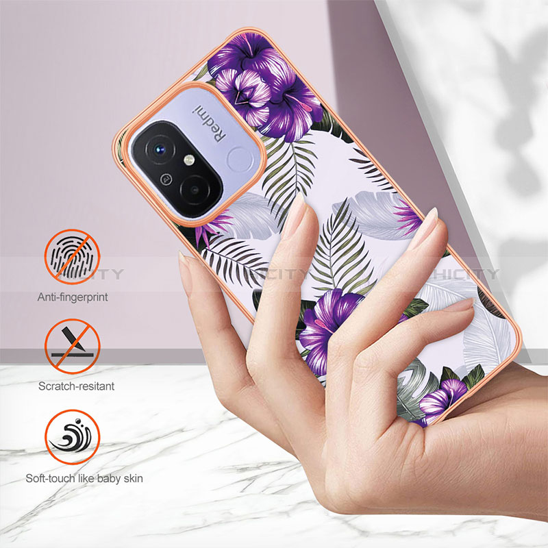 Coque Silicone Motif Fantaisie Souple Couleur Unie Etui Housse YB3 pour Xiaomi Poco C55 Plus