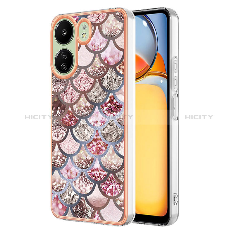 Coque Silicone Motif Fantaisie Souple Couleur Unie Etui Housse YB3 pour Xiaomi Poco C65 Plus