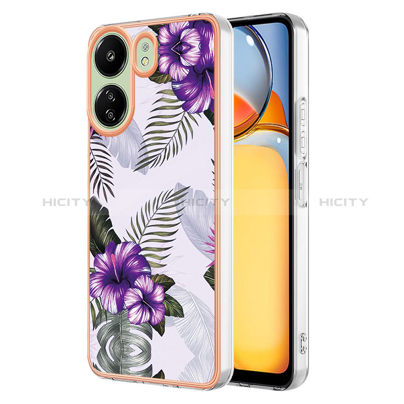 Coque Silicone Motif Fantaisie Souple Couleur Unie Etui Housse YB3 pour Xiaomi Poco C65 Plus