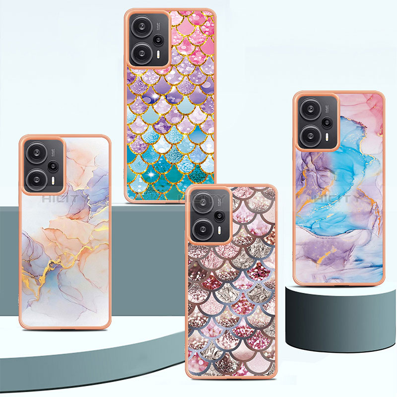 Coque Silicone Motif Fantaisie Souple Couleur Unie Etui Housse YB3 pour Xiaomi Poco F5 5G Plus