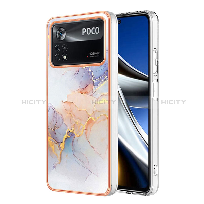 Coque Silicone Motif Fantaisie Souple Couleur Unie Etui Housse YB3 pour Xiaomi Poco X4 Pro 5G Plus