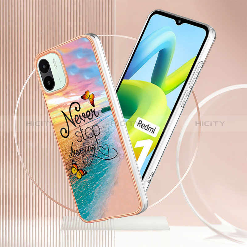 Coque Silicone Motif Fantaisie Souple Couleur Unie Etui Housse YB3 pour Xiaomi Redmi A2 Plus Plus