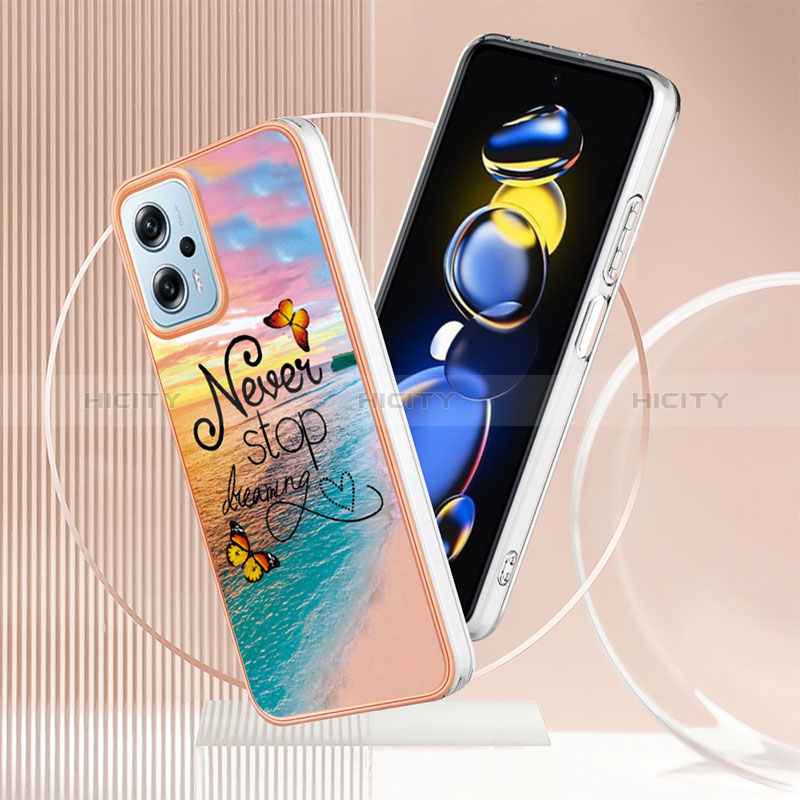 Coque Silicone Motif Fantaisie Souple Couleur Unie Etui Housse YB3 pour Xiaomi Redmi K50i 5G Plus