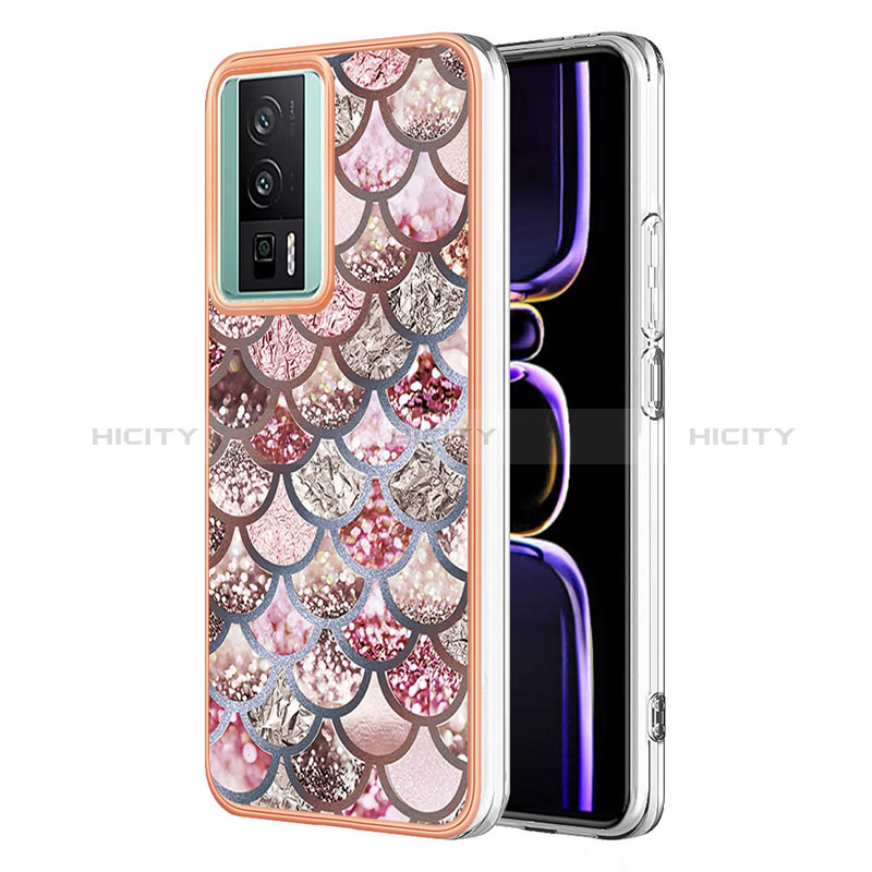 Coque Silicone Motif Fantaisie Souple Couleur Unie Etui Housse YB3 pour Xiaomi Redmi K60 5G Plus