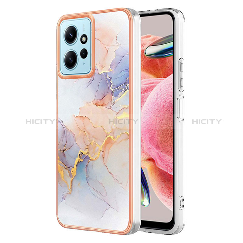 Coque Silicone Motif Fantaisie Souple Couleur Unie Etui Housse YB3 pour Xiaomi Redmi Note 12 4G Plus