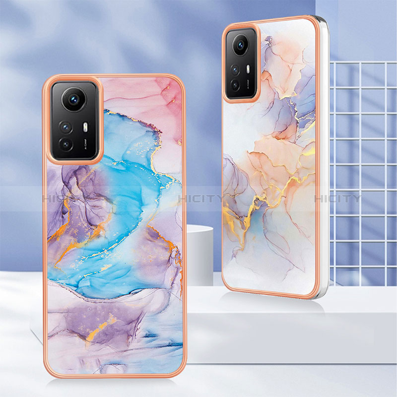 Coque Silicone Motif Fantaisie Souple Couleur Unie Etui Housse YB3 pour Xiaomi Redmi Note 12S Plus