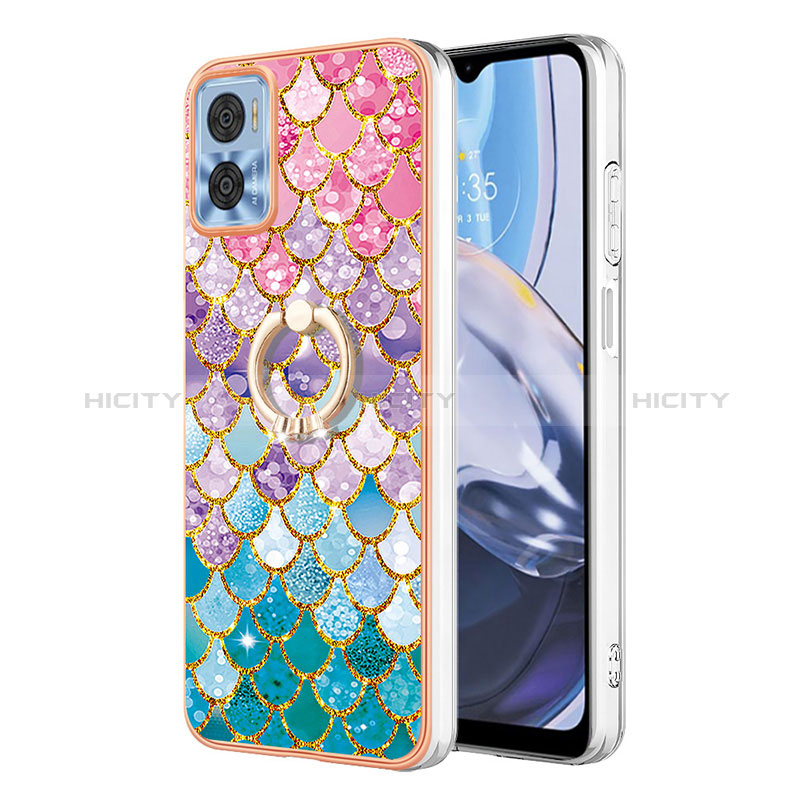 Coque Silicone Motif Fantaisie Souple Couleur Unie Etui Housse YB4 pour Motorola Moto E22i Plus