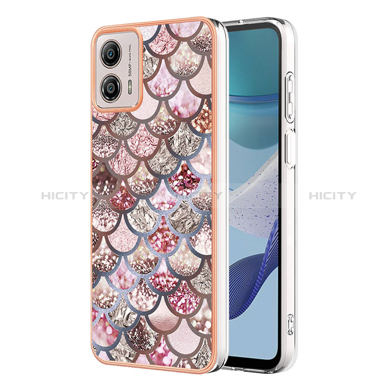 Coque Silicone Motif Fantaisie Souple Couleur Unie Etui Housse YB4 pour Motorola Moto G53 5G Plus