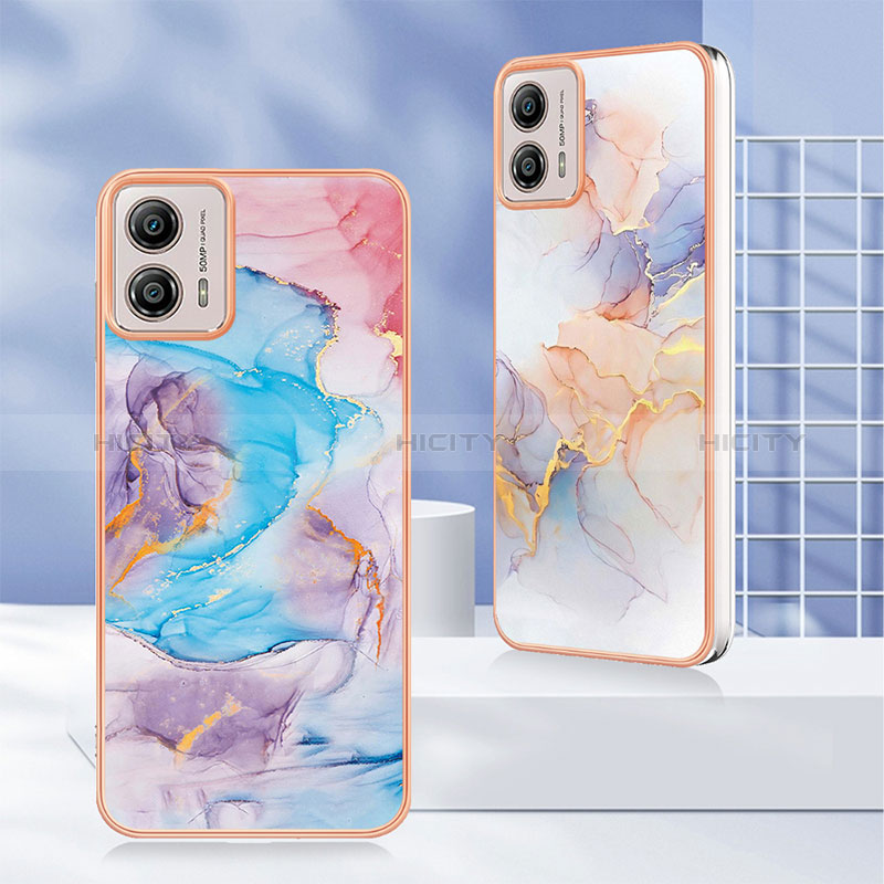 Coque Silicone Motif Fantaisie Souple Couleur Unie Etui Housse YB4 pour Motorola Moto G53y 5G Plus