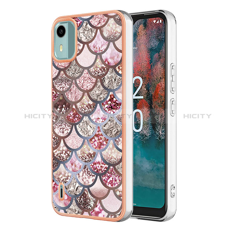 Coque Silicone Motif Fantaisie Souple Couleur Unie Etui Housse YB4 pour Nokia C12 Plus Plus