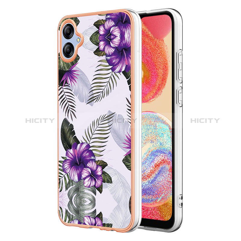 Coque Silicone Motif Fantaisie Souple Couleur Unie Etui Housse YB4 pour Samsung Galaxy A04 4G Plus