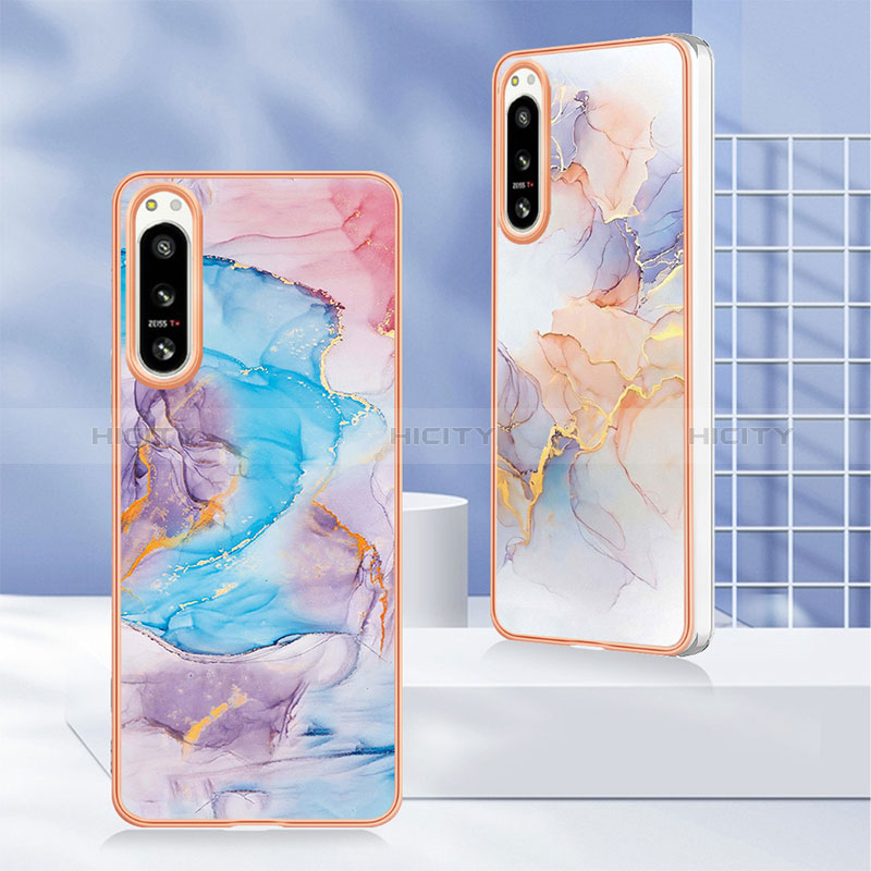 Coque Silicone Motif Fantaisie Souple Couleur Unie Etui Housse YB4 pour Sony Xperia 5 IV Plus