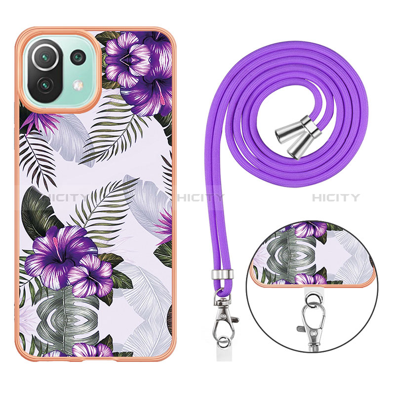 Coque Silicone Motif Fantaisie Souple Couleur Unie Etui Housse YB4 pour Xiaomi Mi 11 Lite 5G NE Plus