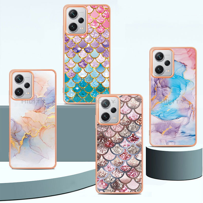 Coque Silicone Motif Fantaisie Souple Couleur Unie Etui Housse YB4 pour Xiaomi Redmi Note 12 Explorer Plus