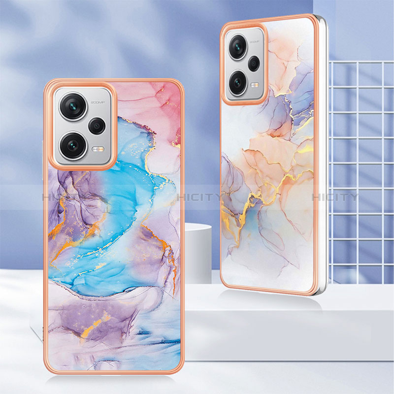 Coque Silicone Motif Fantaisie Souple Couleur Unie Etui Housse YB4 pour Xiaomi Redmi Note 12 Explorer Plus