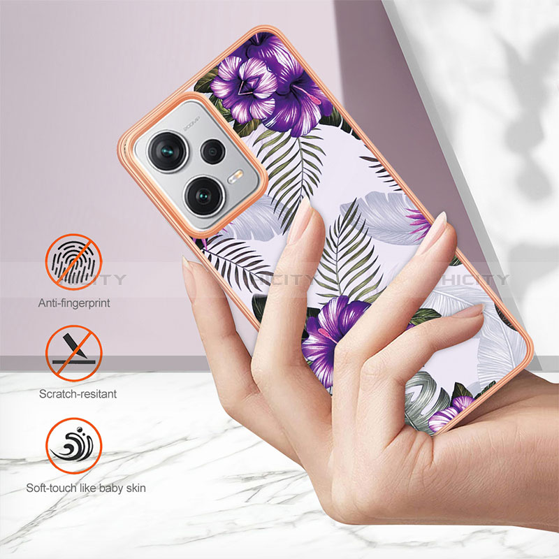 Coque Silicone Motif Fantaisie Souple Couleur Unie Etui Housse YB4 pour Xiaomi Redmi Note 12 Pro+ Plus 5G Plus