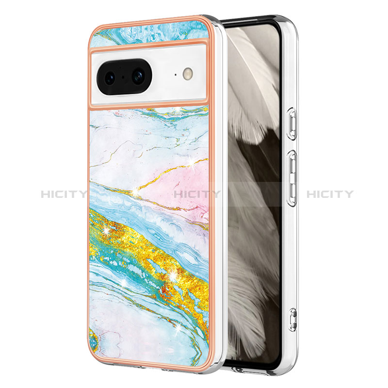 Coque Silicone Motif Fantaisie Souple Couleur Unie Etui Housse YB5 pour Google Pixel 8 5G Plus