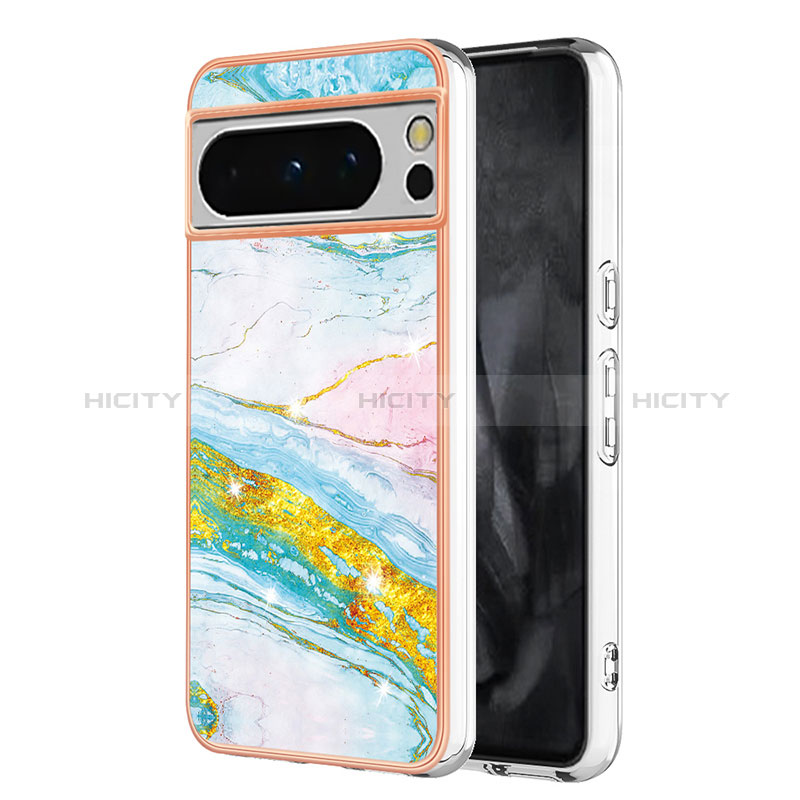 Coque Silicone Motif Fantaisie Souple Couleur Unie Etui Housse YB5 pour Google Pixel 8 Pro 5G Plus