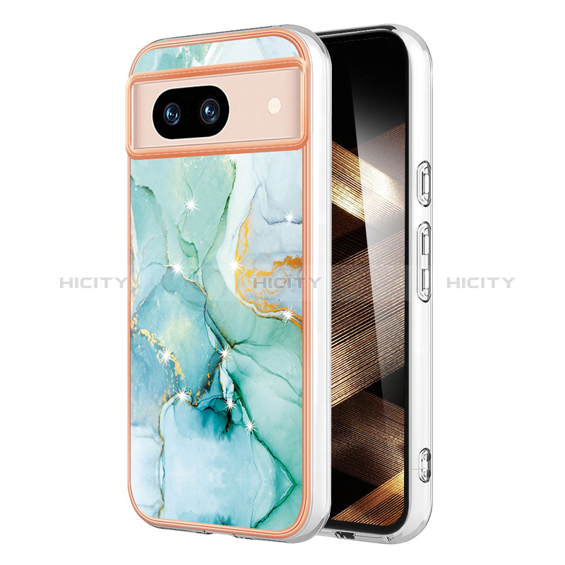 Coque Silicone Motif Fantaisie Souple Couleur Unie Etui Housse YB5 pour Google Pixel 8a 5G Plus