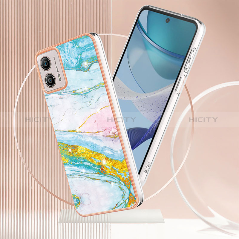 Coque Silicone Motif Fantaisie Souple Couleur Unie Etui Housse YB5 pour Motorola Moto G53y 5G Plus