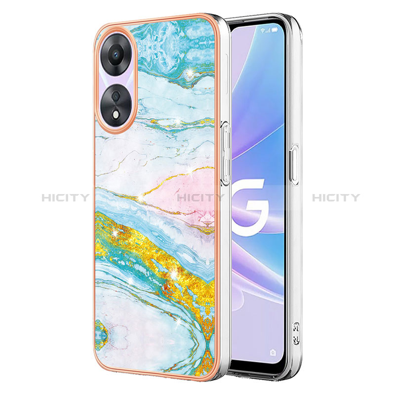 Coque Silicone Motif Fantaisie Souple Couleur Unie Etui Housse YB5 pour Oppo A78 5G Plus