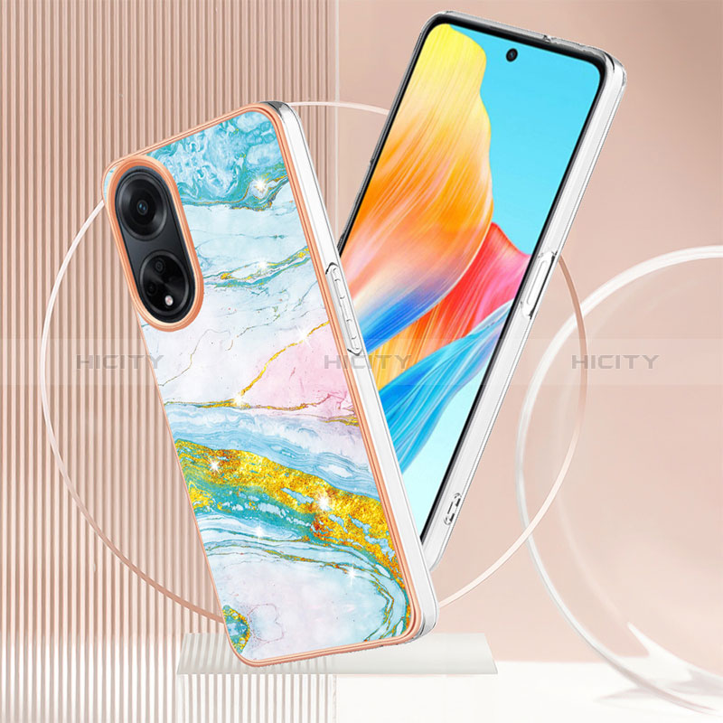 Coque Silicone Motif Fantaisie Souple Couleur Unie Etui Housse YB5 pour Oppo A98 5G Plus