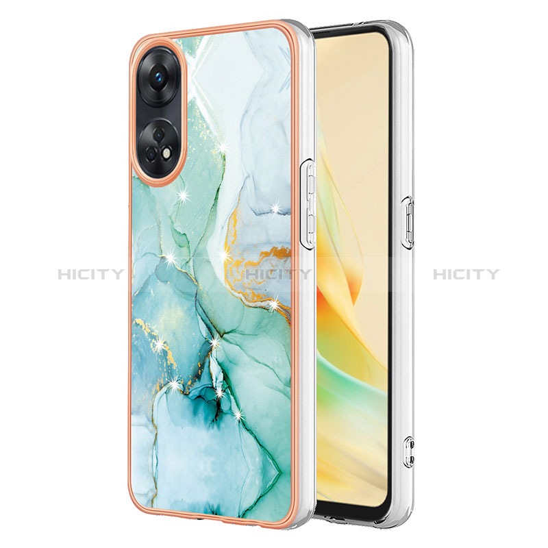 Coque Silicone Motif Fantaisie Souple Couleur Unie Etui Housse YB5 pour Oppo Reno8 T 4G Plus