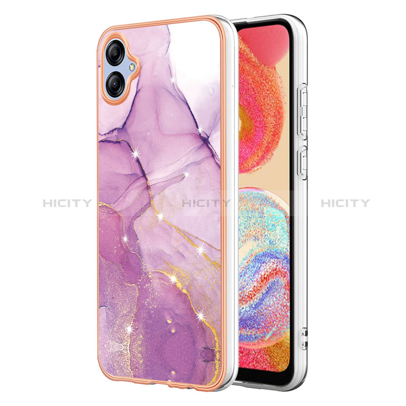 Coque Silicone Motif Fantaisie Souple Couleur Unie Etui Housse YB5 pour Samsung Galaxy A04 4G Plus