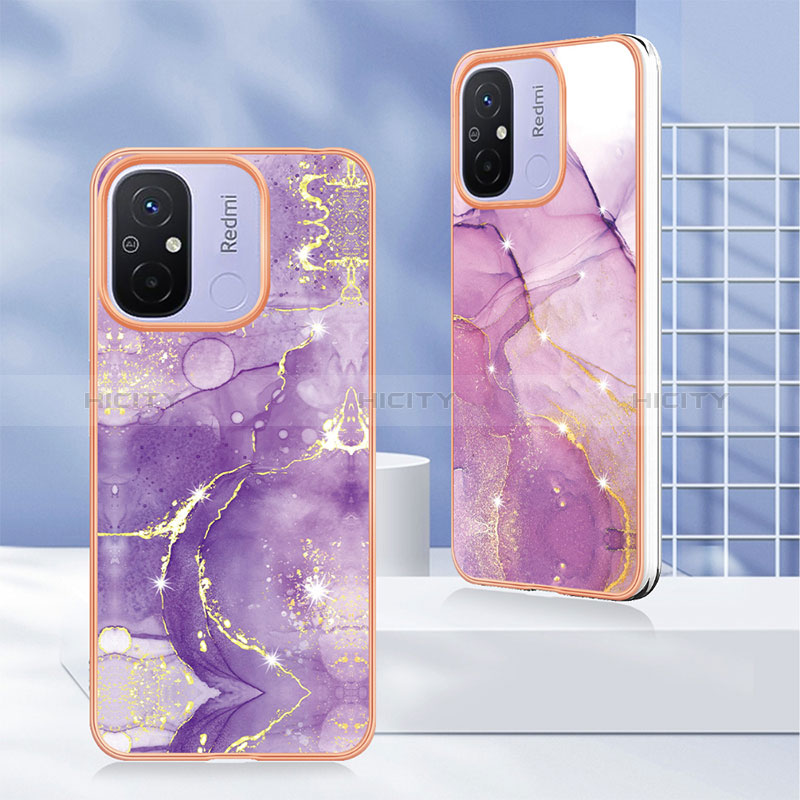 Coque Silicone Motif Fantaisie Souple Couleur Unie Etui Housse YB5 pour Xiaomi Poco C55 Plus