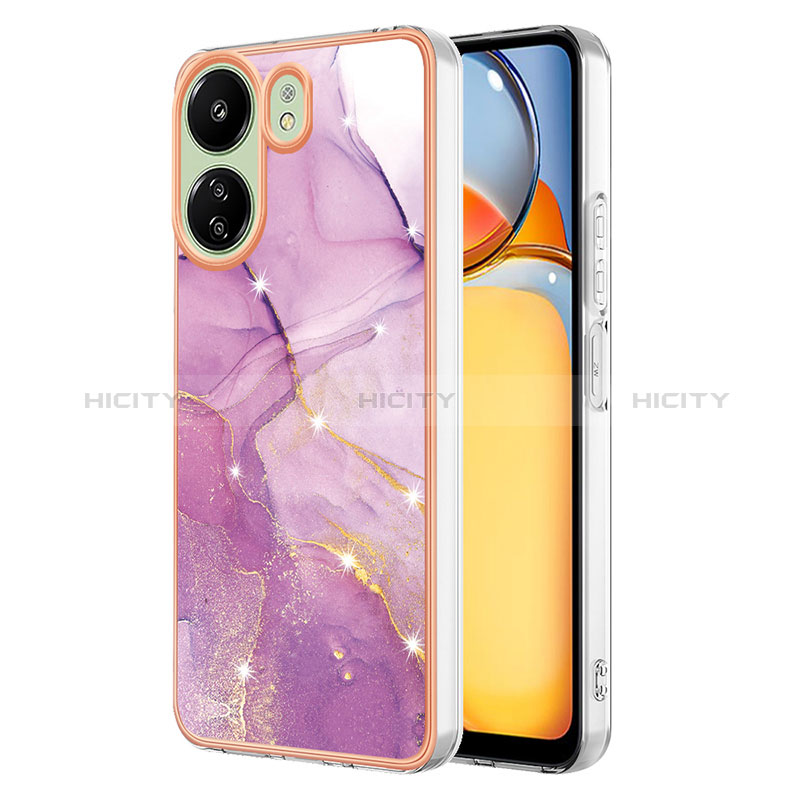 Coque Silicone Motif Fantaisie Souple Couleur Unie Etui Housse YB5 pour Xiaomi Poco C65 Plus