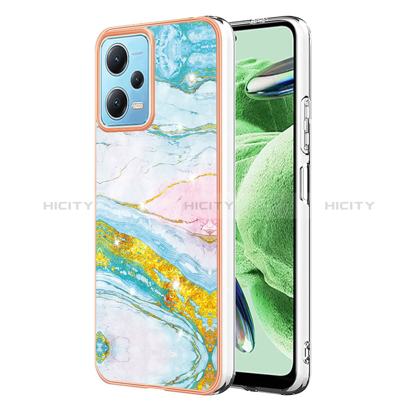 Coque Silicone Motif Fantaisie Souple Couleur Unie Etui Housse YB5 pour Xiaomi Redmi Note 12 5G Plus