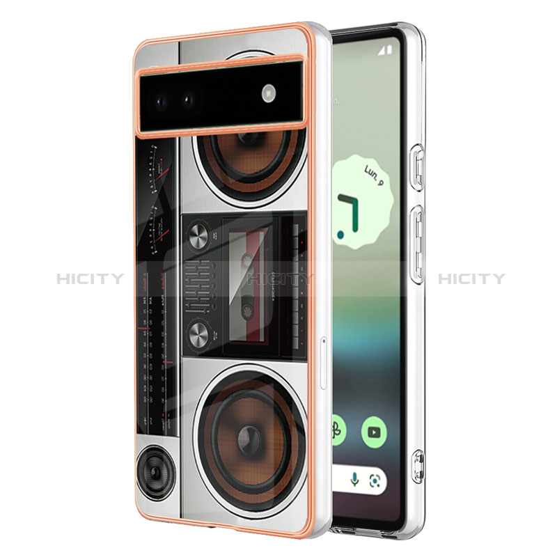 Coque Silicone Motif Fantaisie Souple Couleur Unie Etui Housse YB6 pour Google Pixel 6a 5G Plus