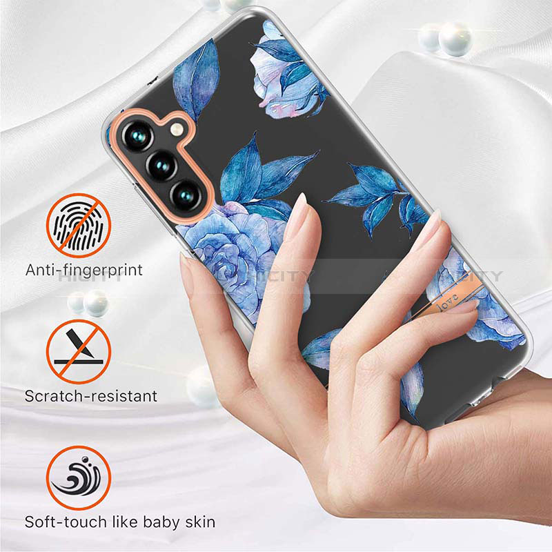 Coque Silicone Motif Fantaisie Souple Couleur Unie Etui Housse YB6 pour Samsung Galaxy A54 5G Plus